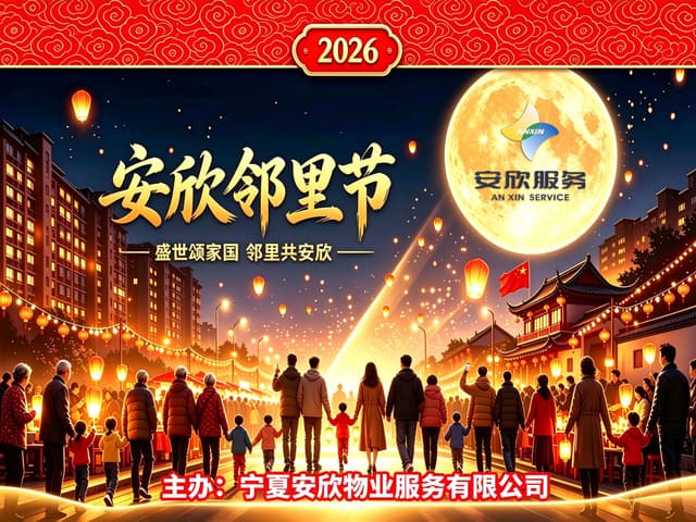 宁夏银川市安欣物业“盛世颂家国 • 邻里共安欣”第三届“业主邻里节”圆满闭幕