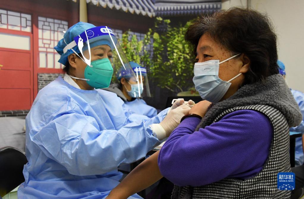 北京海淀新冠疫苗加强针接种进社区