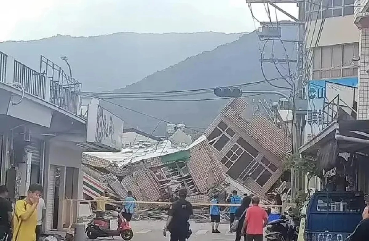 台湾花莲地震致1死170伤 花莲地区仍有1404户停水