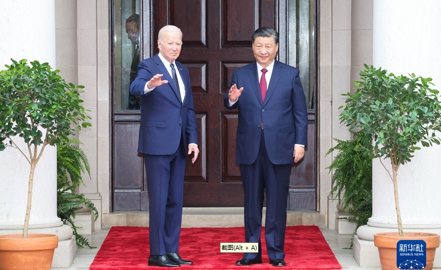 习近平同美国总统拜登举行中美元首会晤